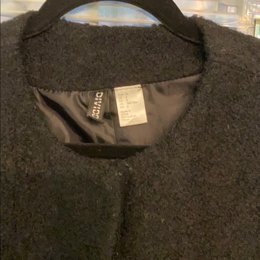 H&M collarless coat - Picture 3 of 4